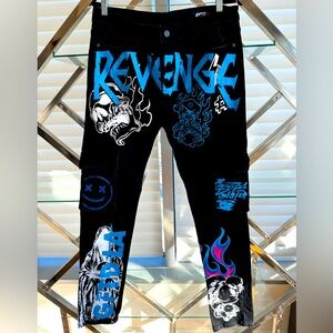 GFTO Los Angeles Jeans Sz 36 Revenge Streetwear Rare